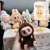 1:1 высококачественная кукла Macaron 2nd The Monsters Labubu Sitting Party Vinyl Plush Blind Box Decorative Surprise Box Doll Collection Gif