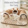 Cartoon Cat Tunnel Toy Creative Cat Bed Cat Accessories Kitten Play Tube  Play and Sleep