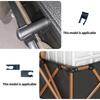 4Pcs Garden Trolley Cart Buckle for Garden Transportation Picnics Outdoor Travel Camping Wagon Card Buckle Spare Part