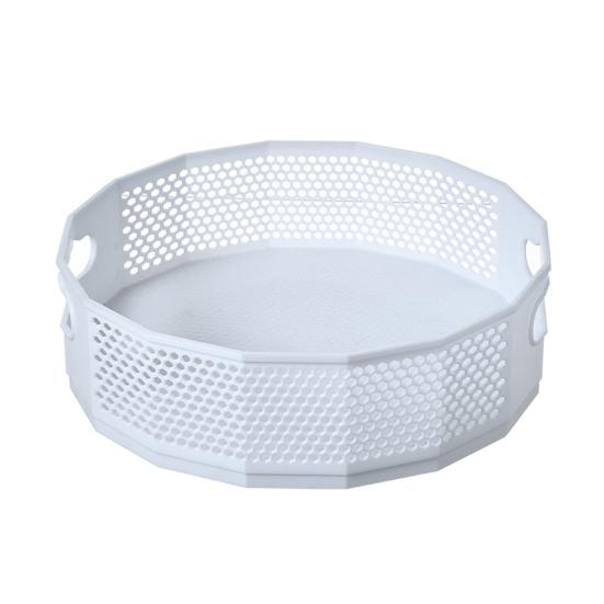 Storage Tray Space Saving Multi-purpose Solid Color Honeycomb Pattern Spice Jar Organizer Home Organization