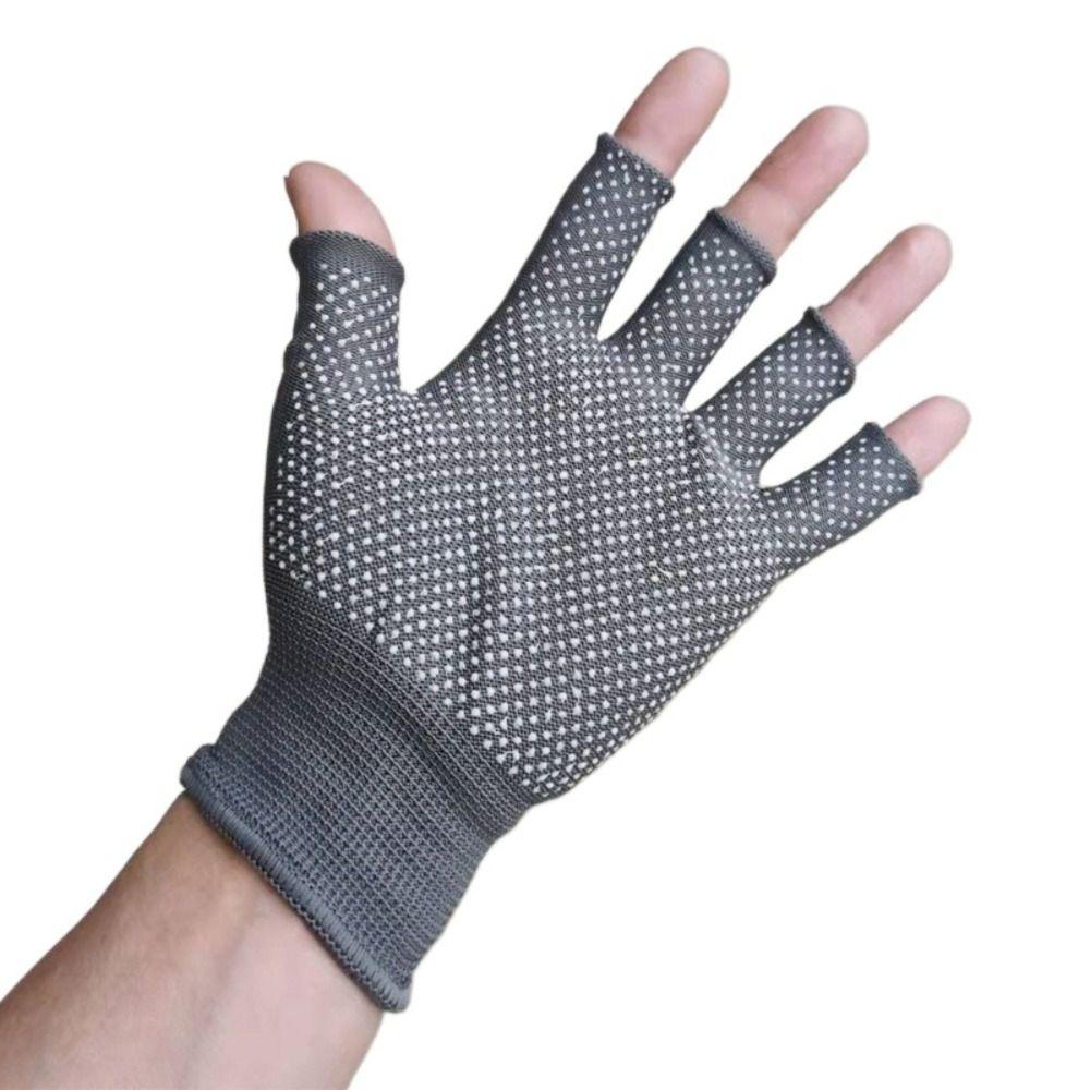 Рукавицы для вождения Эластичные перчатки для спорта/велосипеда/рыбалки Рабочие перчатки Защитные перчатки с полупальцами Весна Лето