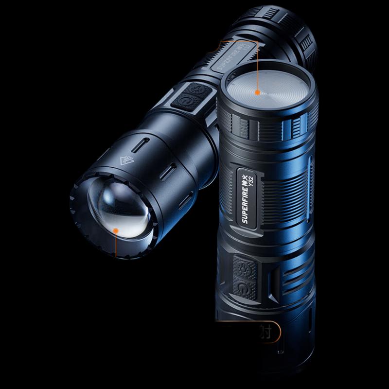 SupFire Y32 High-Power Rechargeable LED Flashlight