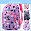 Printed Pattern Cartoon Large Capacity Zipper Lightweight Childrens Backpack