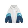 Li Ning Sports Lifestyle Series Color Block Hooded Windbreaker Unisex Outerwear Deep-Water-Duck-Blue AFDT845-6