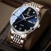 Лучшие роскошные мужские часы спортивные водонепроницаемые светящиеся дата неделя кварцевые мужские часы деловые мужские часы из нержавеющей стали