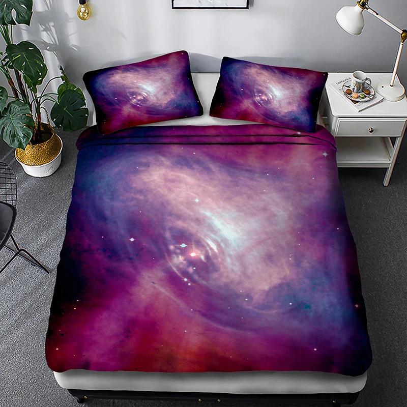 Комплект постельного белья Space star 3d Galaxy Single double Twin/Queen 2pcs/3pcs комплекты постельного белья Universe Outer Space Themed