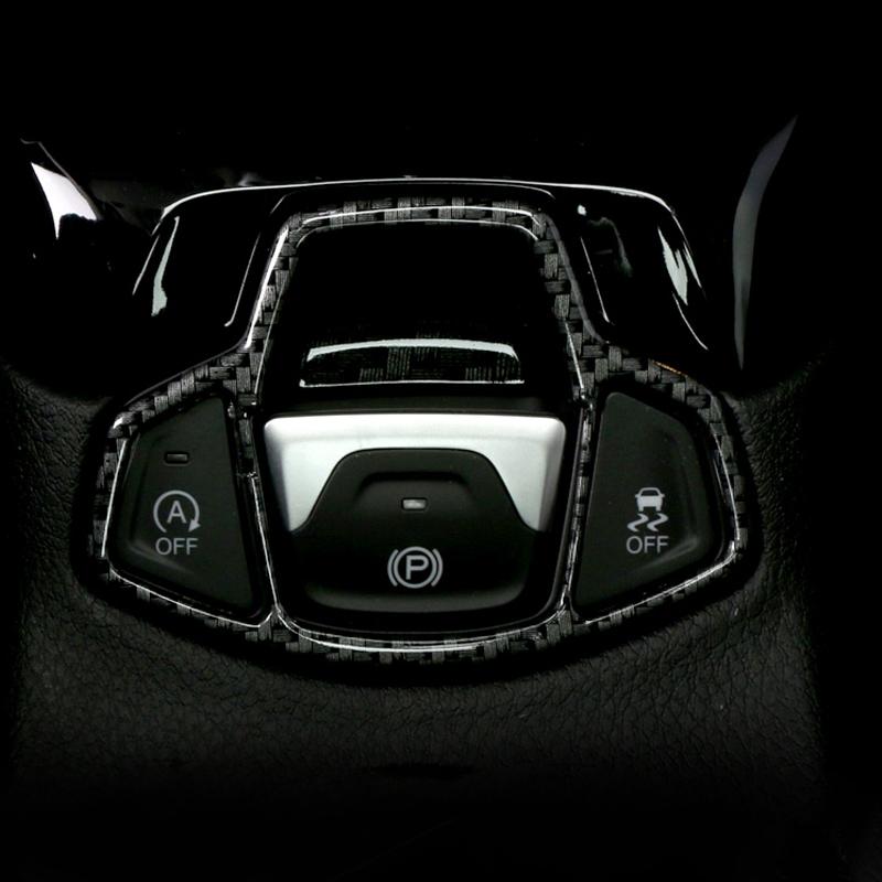 Для Jeep Compass 2017 2018 углеродное волокно электронный ручной тормоз кнопка ручного тормоза панель крышка отделка аксессуары для стайлинга