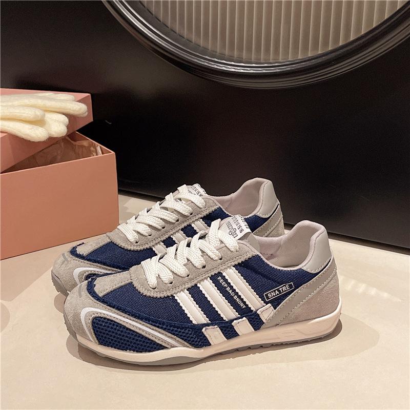 Популярные летние тонкие немецкие тренировочные кроссовки для интернет-знаменитостей, женские, 2025 новинка, повседневные спортивные кроссовки, мягкая подошва, светло-красные кроссовки Форреста Гампа