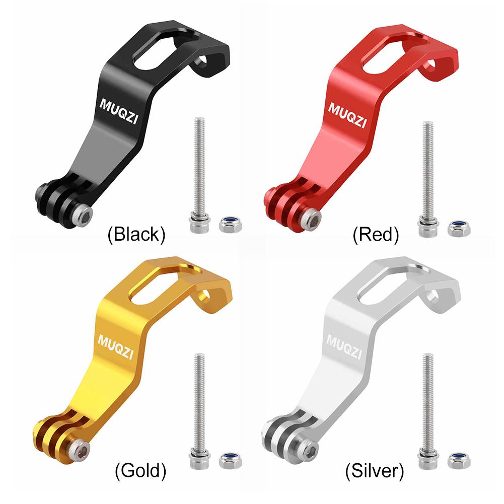 Portable Aluminum Alloy Bicycle Front Light Mount Bracket Adjustable Folding Bike Fork Holder for Brompton and Other Bikes