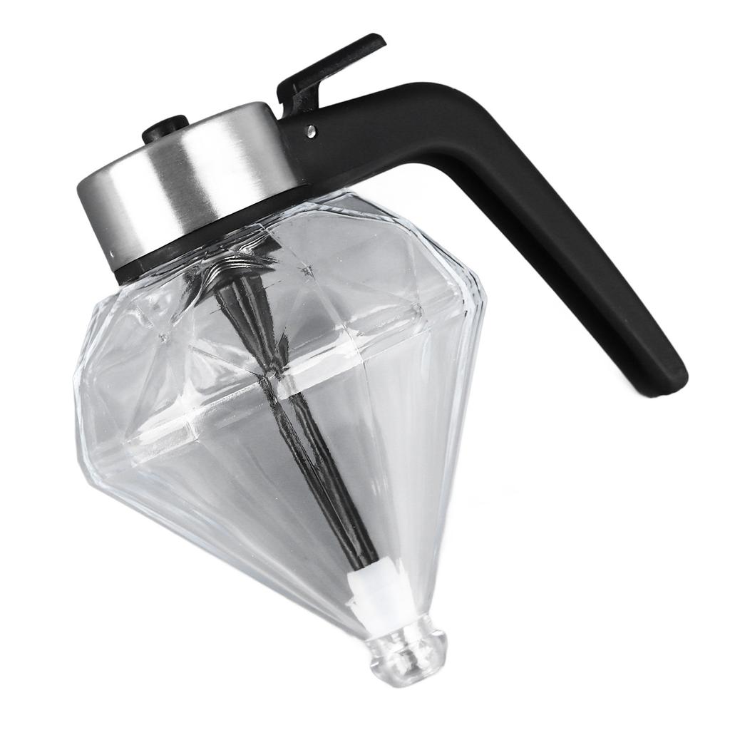 Диспенсер для медового сиропа с подставкой Многоцелевая банка для меда Прозрачный стеклянный контейнер для меда с черпаком