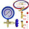 Air Conditioner Refrigerant Pressure Gauge  Kit for R12/R22/R134/R502 with Adapter Hose with Adapter