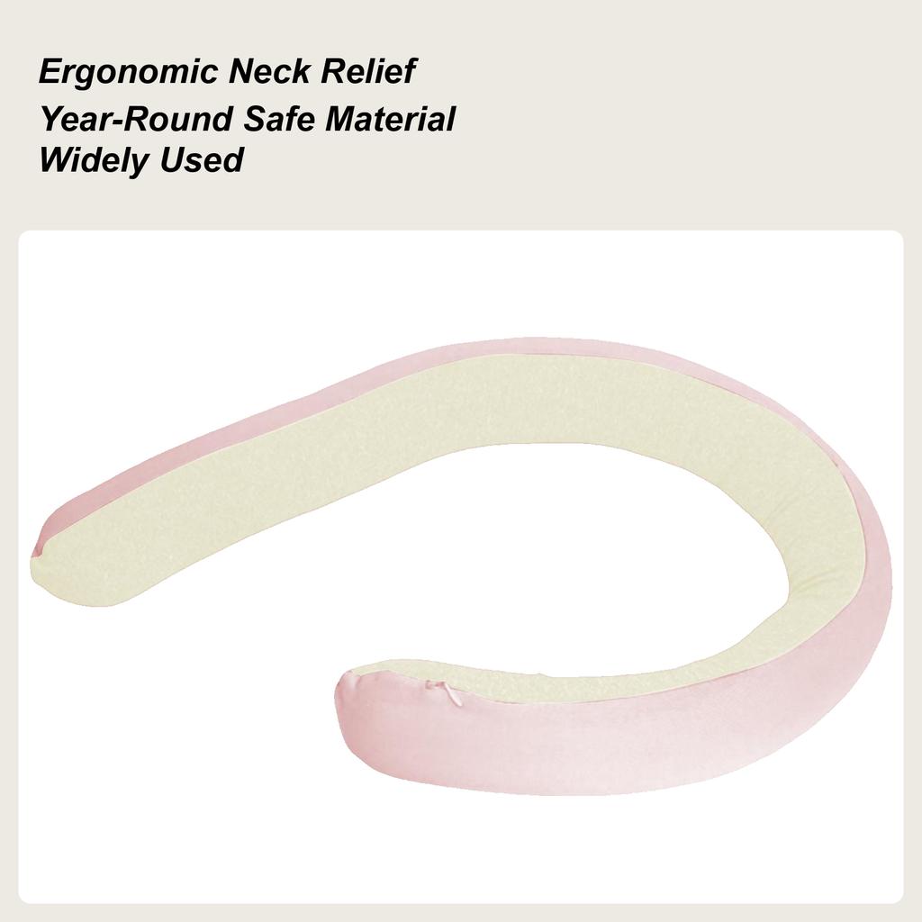 Neck Pillow For Travel Flexible Spiral Wrapping Scarf Lightweight Neck Pillow For Travel For Home Office Car Rides Airplane Road