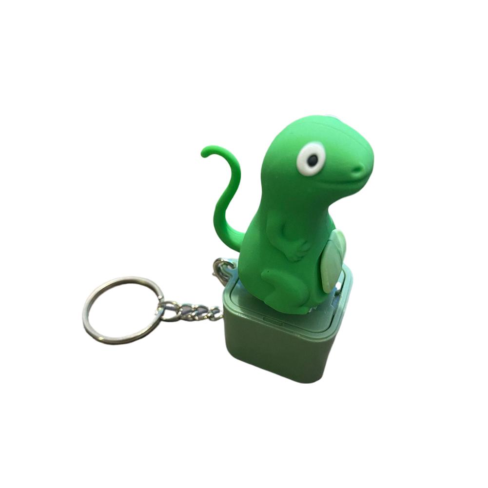 Забавный брелок со звуком животных, кошка/собака/ящерица/змея, игрушка-брелок для снятия стресса, подвесное украшение со светодиодной подсветкой