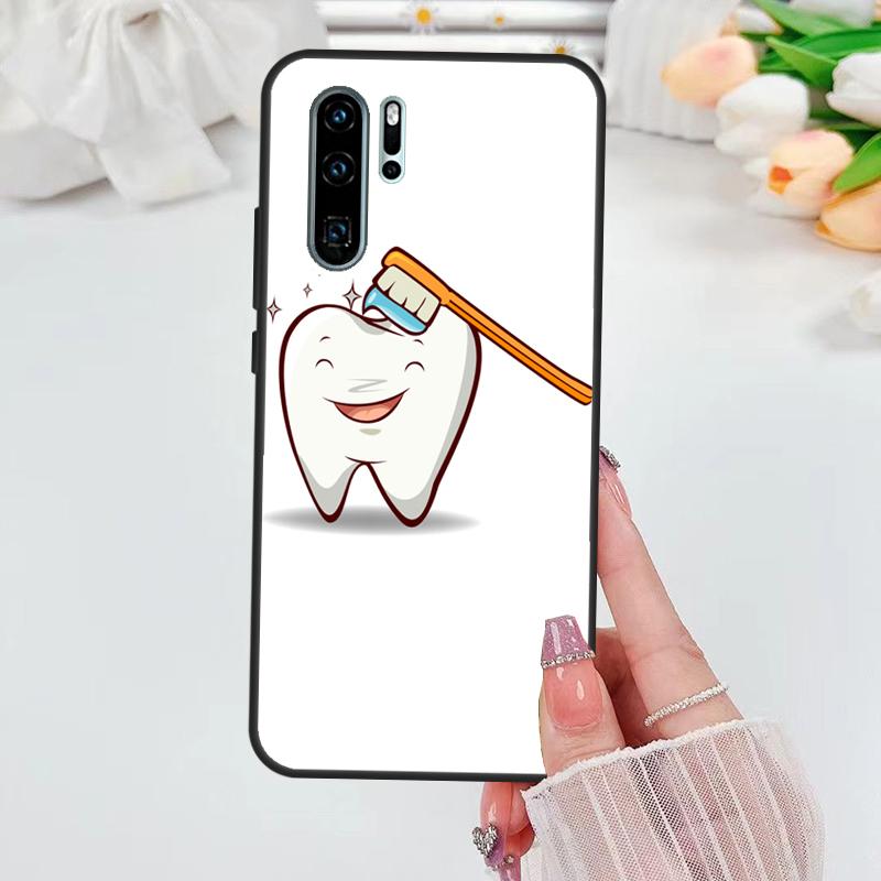 Чехол для Huawei Nova Y70 Y72 Y73 Y60 Y90 Y61 Y91 8i 7i 11i 12i 12s 9 10 SE P20 P30 P40 Lite с рисунком "Стоматолог, Зубной врач, Медсестра"