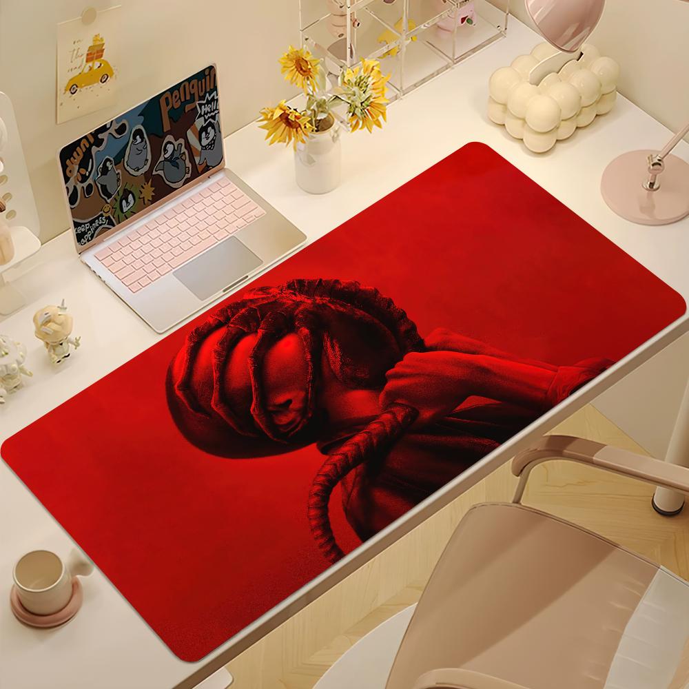Movie AAlien Romulus S Mouse Pad Large Desk Mat Keyboard Ergonomic Office Rubber Game PC Nonslip Antifray Home Custom Best Pr