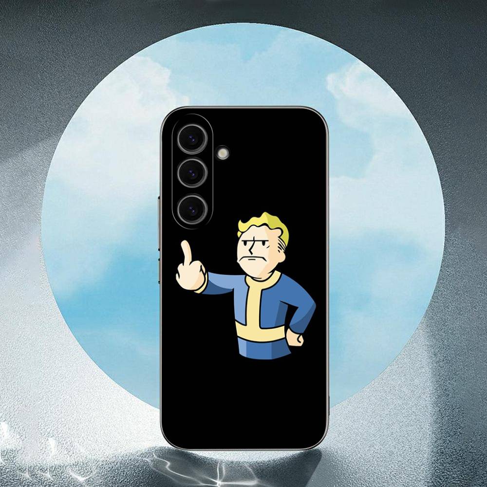 F-Fallout-T 76 Для Samsung Galaxy S25 S24 S23 Ultra S22 S21 Plus S20 Черный Мягкий Силиконовый Защитный Чехол