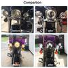 Для мотоцикла Harley Davidson Electra Glide Softail Fat Boy Touring 7-дюймовая мотоциклетная светодиодная фара с 4,5-дюймовыми противотуманными фарами