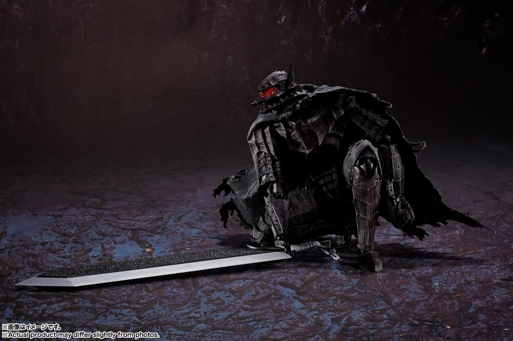 TAMASHII NATIONS Berserk Guts Приблизительно 160 мм окрашенная подвижная фигурка SHFiguarts (Беркер Броня) -Страсть - АБС, ПВХ и ткань