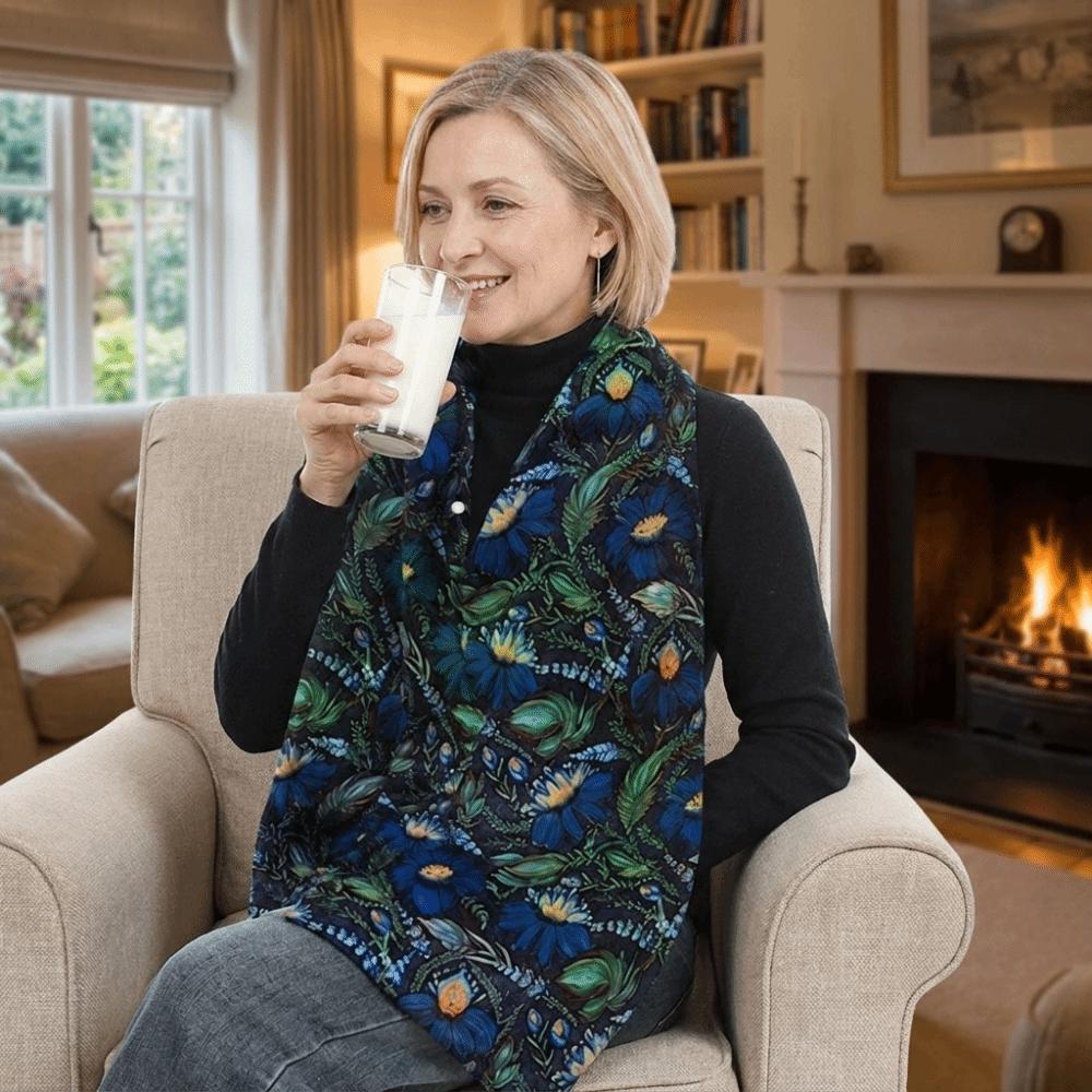 Breathable Adult Oil-proof Bib Skin-friendly Eating Smock Creative Elderly Bib Nursing Home