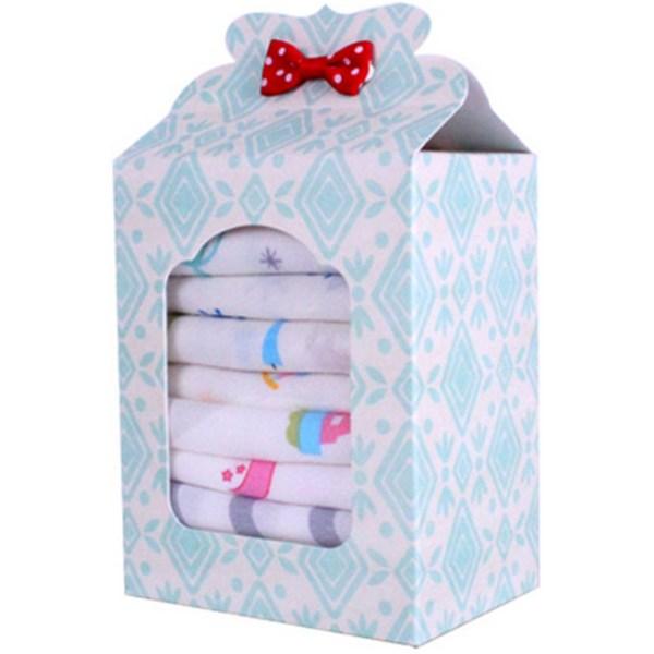 Hararoy мятный винтажный детский подарочный пакет, марлевый носовой платок 10р, корейские детские товары