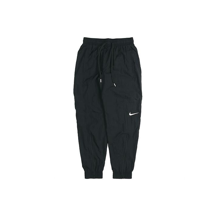 Nike Тканые свободные быстросохнущие спортивные брюки на молнии, весенние мужские штаны, черные CN5305-010