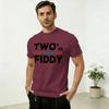 Funny Two Fiddy TShirt for Unisex Crewneck Pure Cotton T Shirts Short Sleeve Tee Shirt Gift Idea Clothes