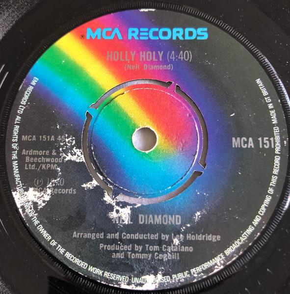 7-дюймовая пластинка NEIL DIAMOND - Holly Holy MCA151 MCA Records 1969 Ирландия Поп Б/У