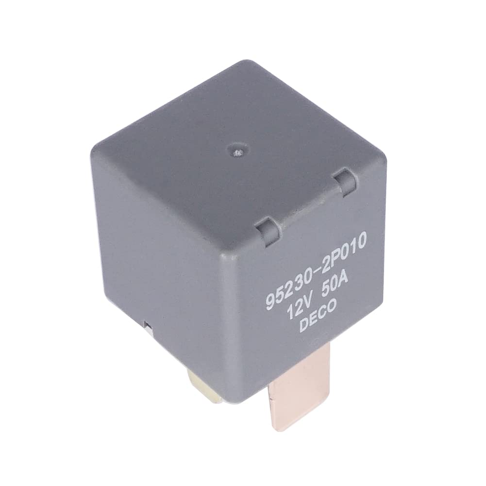 95230-2P010 12VDC 50A 4Pins SPST Automotive Power Relay Compatible with 39160-37110 13742705 5M5T14B192EA 13306943 897H-1AH-D-R1-12VDC 9804768080