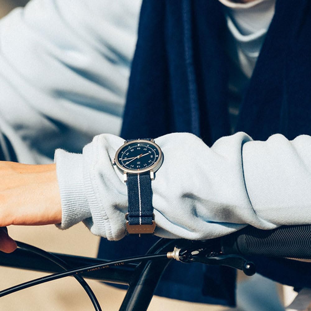 Часы Maven 40 мм СЕРИЯ THE URBAN SCOUT Минималистичные модные часы ТЕМНО-СИНИЕ P (МУС-02 40ММ)