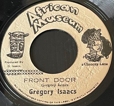 7-дюймовая пластинка GREGORY ISAACS - Front Door НЕТ Музей Африки 1981 Ямайка Регги, Ска и Даб Б/У
