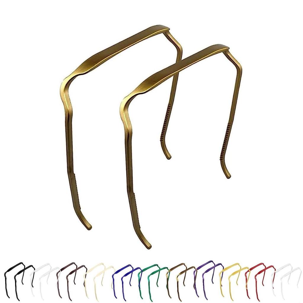 2 шт., повязки на голову средней длины для женских волос, невидимый обруч для волос, повязка на голову для вьющихся густых волос, большая повязка на голову для вьющихся густых волос