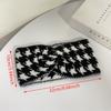 Houndstooth Pattern Women Headband Hair Accessories For Women Wide-Brimmed Style Hair Hoop Bezel Headbands
