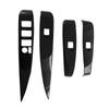 4Pcs Carbon Fiber Look Car Window Lift Switch Panel Trims For Toyota Camry 2024