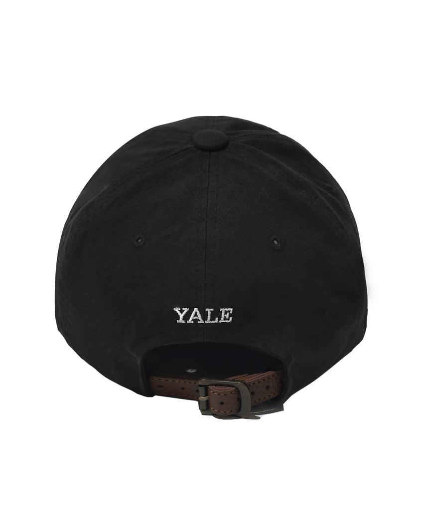 YALE Винтажная Бейсболка с Логотипом-Хвостом Бульдогов_Черная