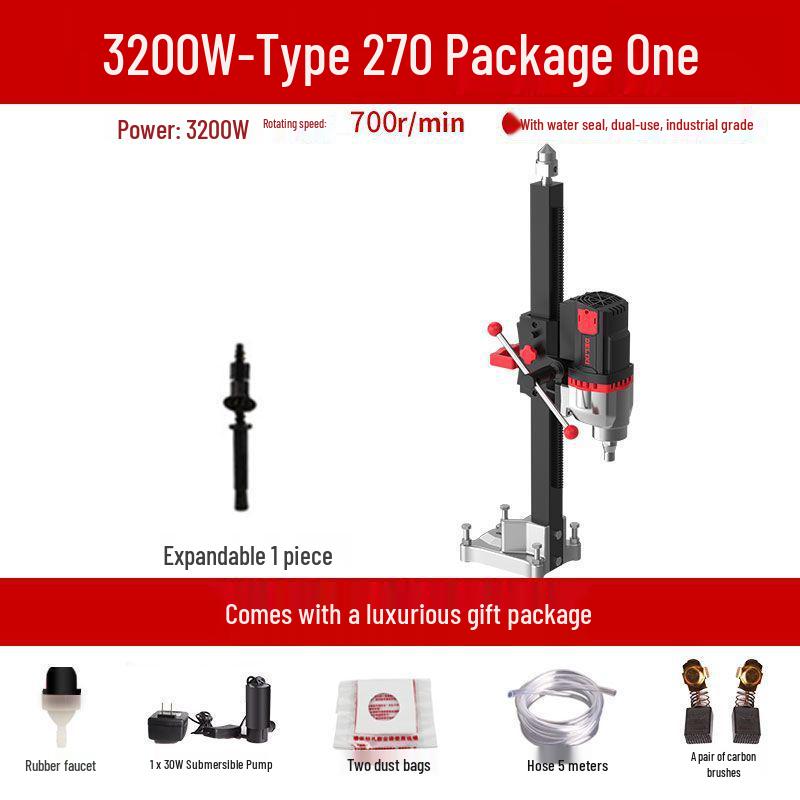 DELIXI High-Power Diamond Core Drill & Concrete Hole Opener Machine