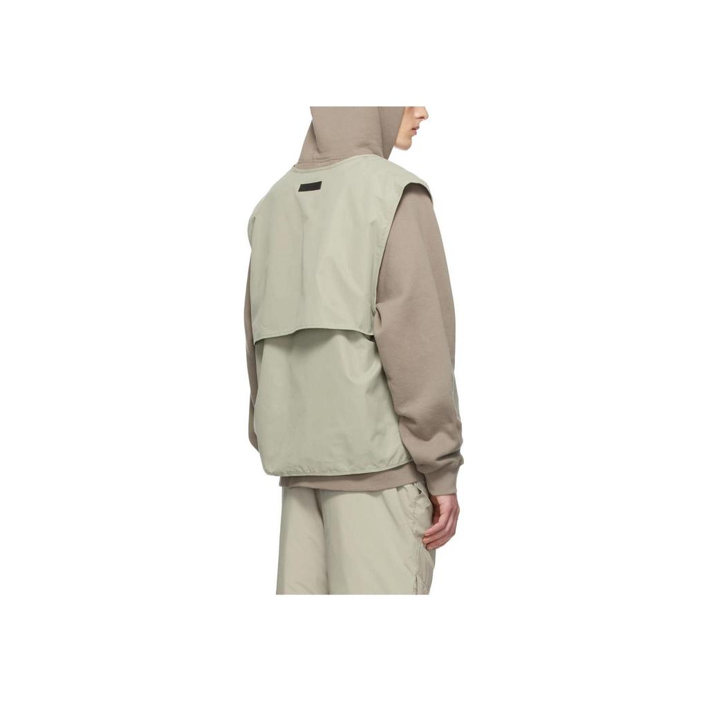 Fear of God Essentials Хлопковый жилет Весна/Лето 2022 Цвет морской пены Мужские топы Зеленый FOG-SS22-499