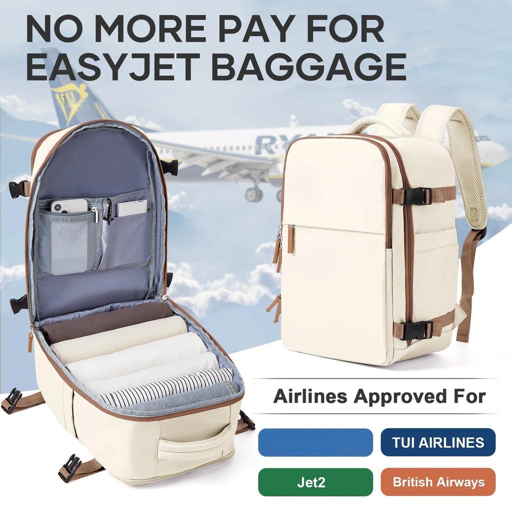 Сумка для самолета, рюкзак для ручной клади Ryanair 40x20x25, сумка 45x36x20, деловой дорожный рюкзак, водонепроницаемый рюкзак для ноутбука