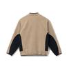 New Era Флисовая куртка на молнии Color Block Унисекс куртки Бежевый 12866476