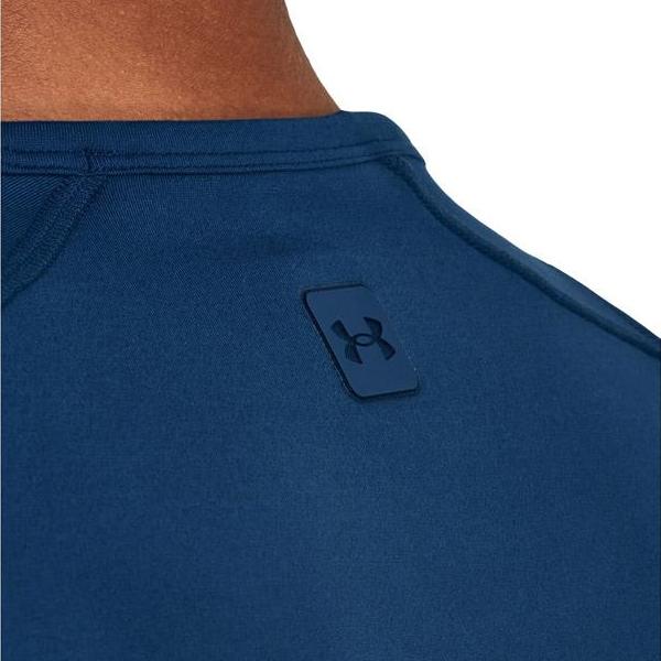 Under Armour Однотонный круглый вырез пуловер тренировочный свободный жилет без рукавов мужские топы синий 1379676-426