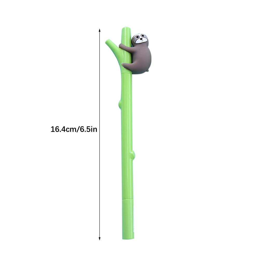 18PCS Sloth Gel Pen Cute Cartoon Signature Pen Multifunctional Sloth Decorative Writing Pen