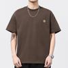 Summer Thin 240g Cool Short-sleeved T-shirt Men's Round Neck T-shirt Short-sleeved