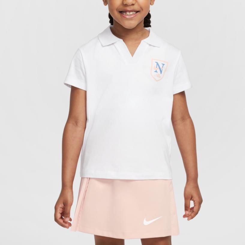 Детский набор юбка + топ Nike для девочек 3-7 лет Swoosh Echo Pink IB8452-622