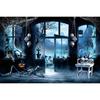 514. Halloween Backdrop for Pography Horror Skull Pumpkin Bloody Hands for Background Banner Party Decor Supply Po Booth Wall 251010BJ
