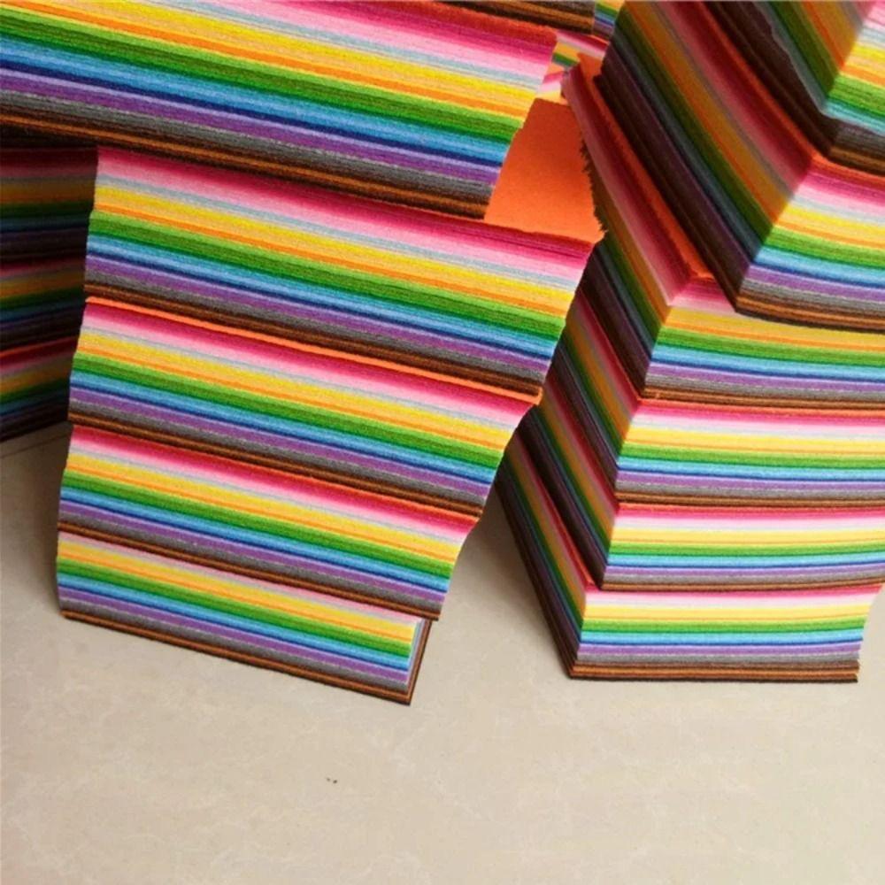 40 шт. Квадраты Лист фетра 1 мм толщиной Фетр для рукоделия Лоскутная ткань Шитье DIY Ремесло