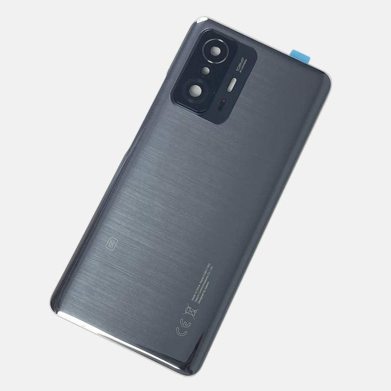 Стекло 11T Pro Для Xiaomi 11T Pro Задняя стеклянная крышка аккумулятора Для Mi 11t 5G Запасная задняя крышка корпуса С объективом