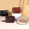 Women's Genuine Leather Shoulder Bag Luxury Designer Bags for Ladies Fashion Small Square Crossbody Bag