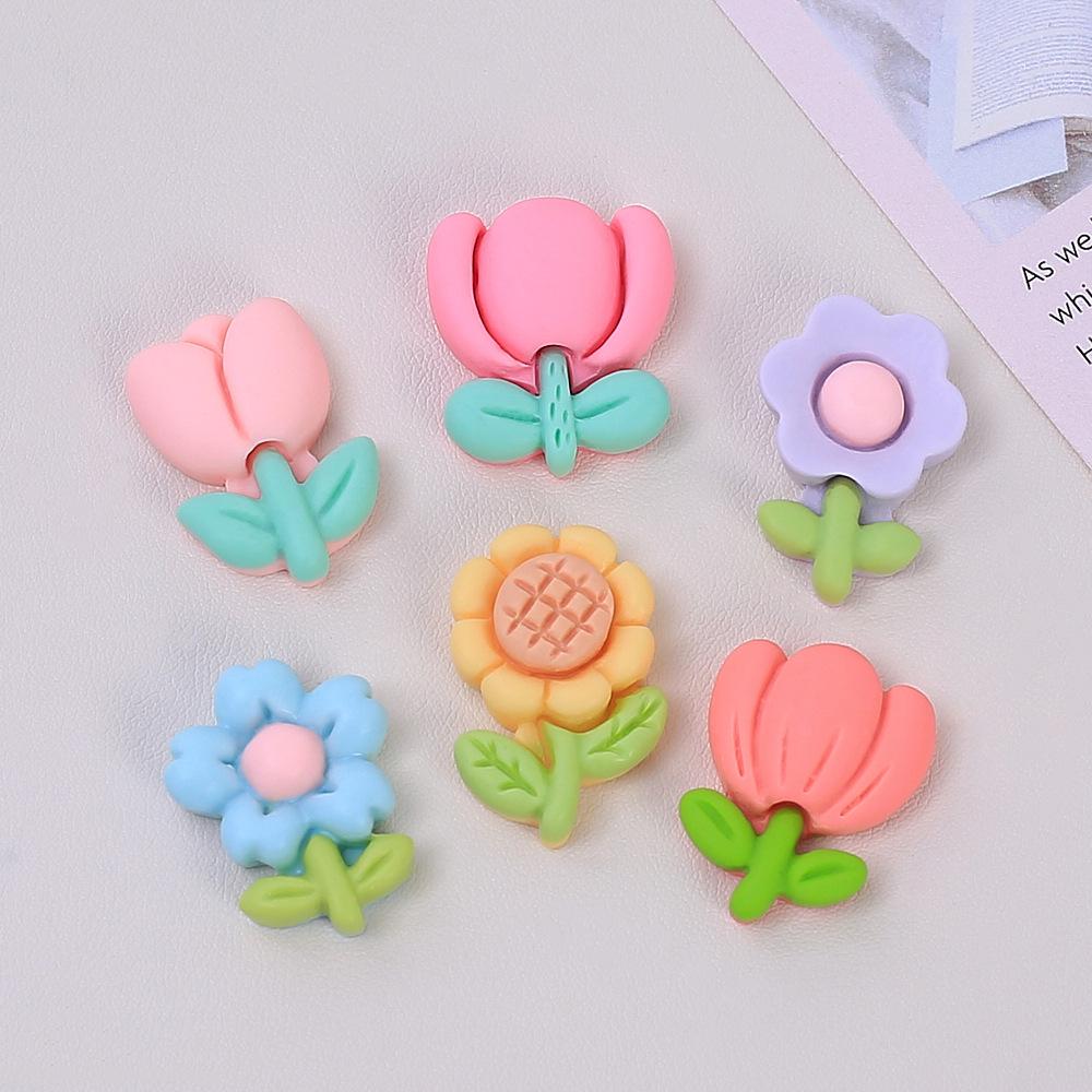 Colorful Cartoon Flower DIY Resin Ornament Craft Kit