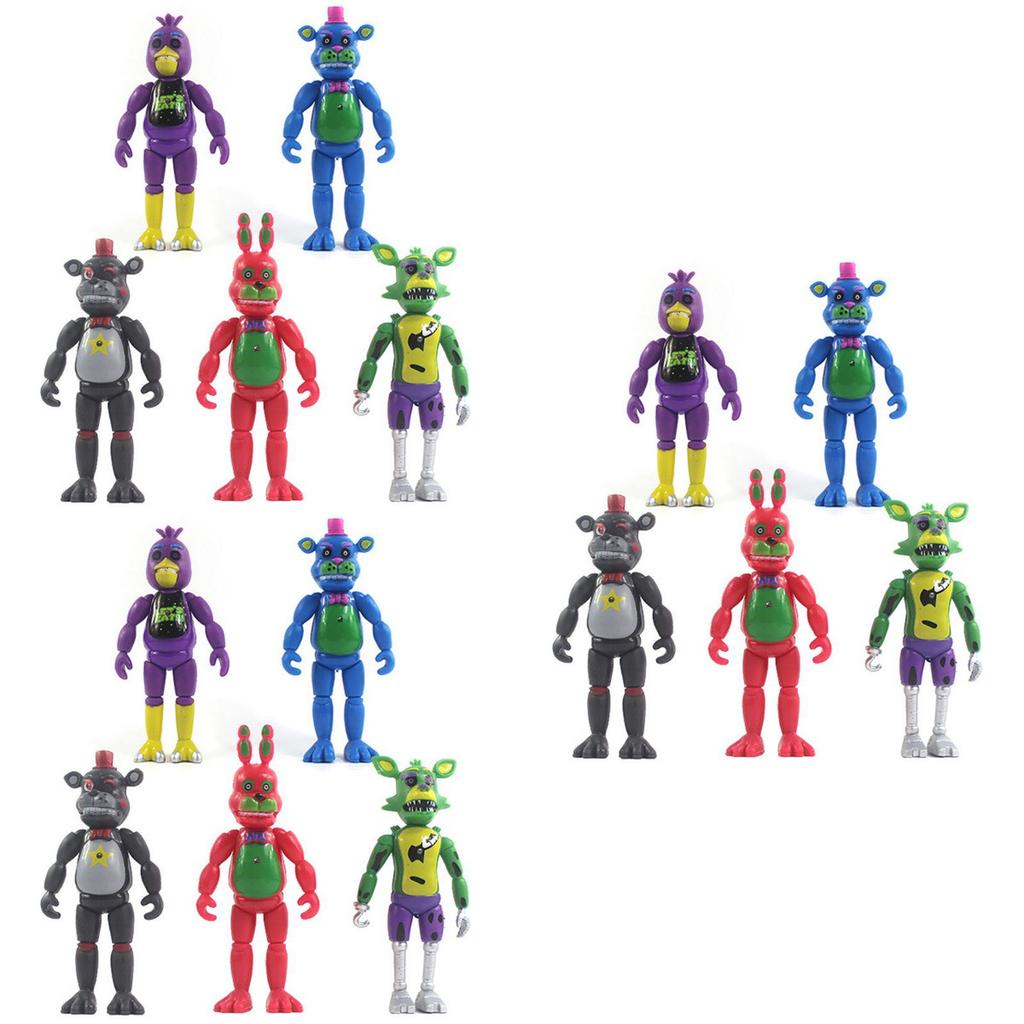 Красочная коллекция из 5 фигурок Five Nights At Freddy's для детей