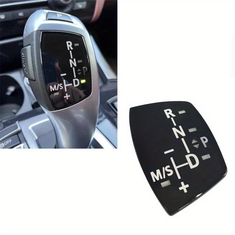 1pcs Car Shift Knob Panel Gear Button Cover Sticker For BMW 1 2 3 5 Series X3 X4 X5 X6 F30 F10 F32 F25 F15 F16 Without M Emblem