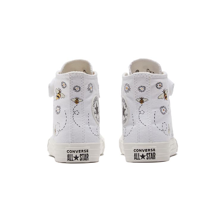 Converse Chuck Taylor All Star 1V Canvas High Top Детские парусиновые кеды Детские кроссовки Белый Черный A01619C